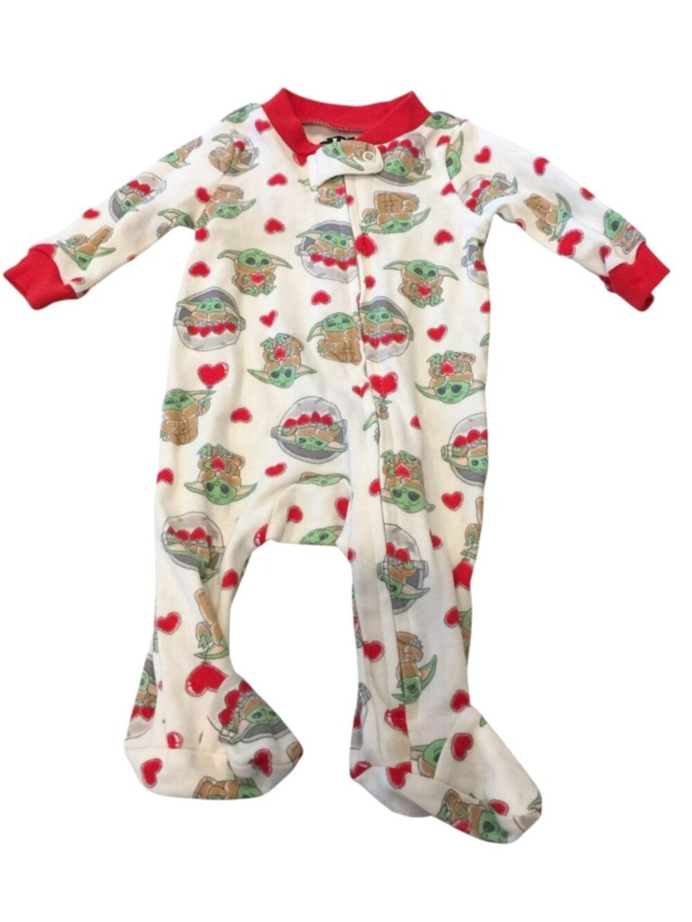 Star Wars The Mandalorian The Child Hearts Newborn Romper